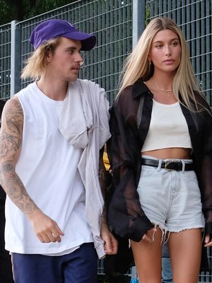 Justin Bieber dan Hailey Baldwin menghadiri New York Fashion Week: The Show di New York City, pada 6 September 2018.