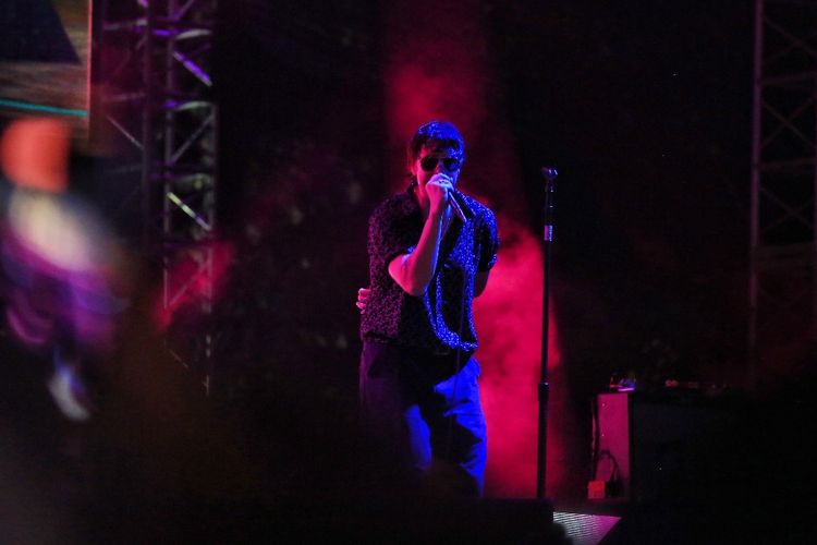 Julian Casablancas vokalis The Strokes tak menyangka mendapat sambutan hangat dari penonton Indonesia saat tampil di We The Fest 2023.