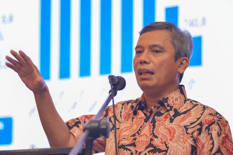 Direktur Utama PT Bank Tabungan Negara (Persero) Tbk Nixon LP Napitupulu dalam media gathering BTN di Bandung, Jawa Barat, Jumat (19/9/2025). 