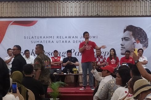 Bertemu Relawan Jokowi di Medan, Kaesang Yakin Prabowo-Gibran Menang Satu Putaran