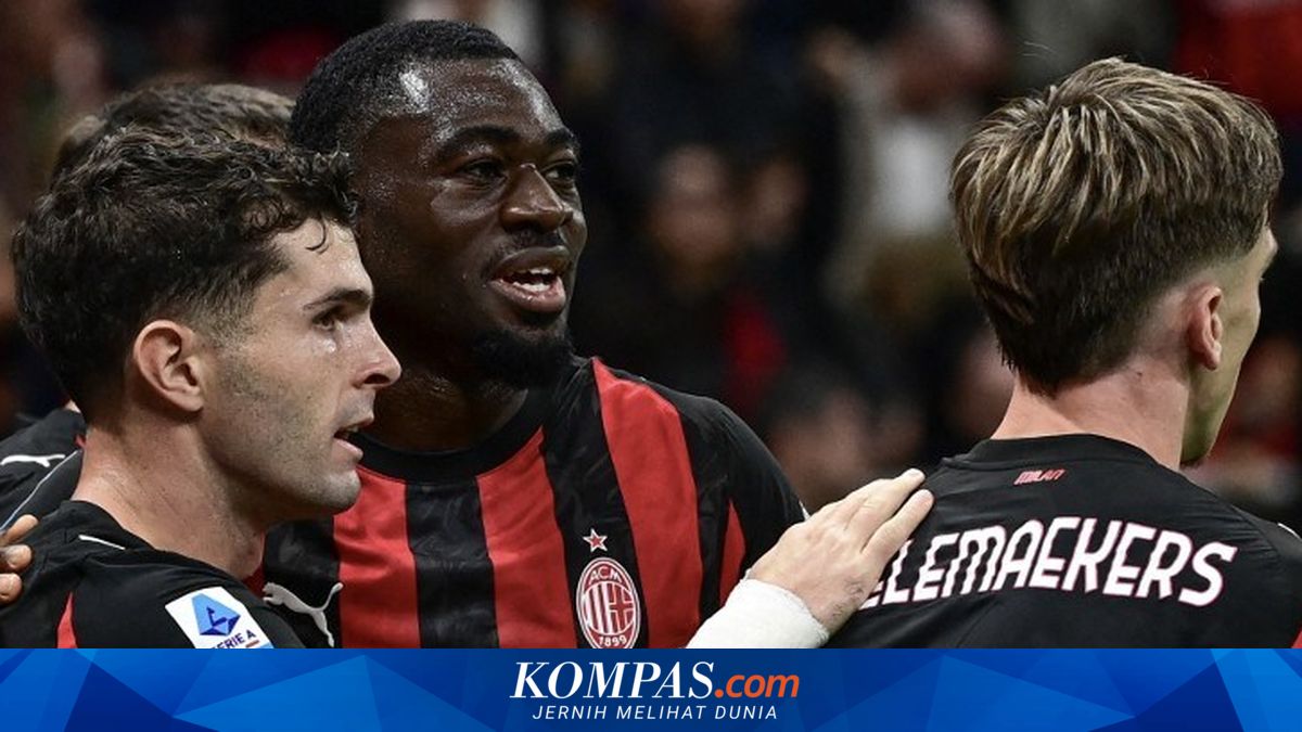 Hasil Liga Italia: AC Milan Libas Napoli, Naik ke Puncak Klasemen Serie A