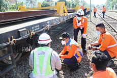 KAI Angkut Rel Kereta Cepat Asal China dari Cilacap ke Rancaekek