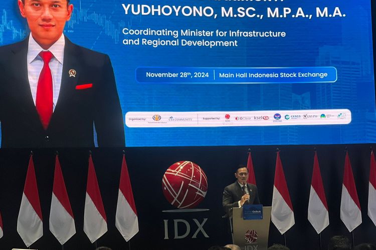 Di Depan Pelaku Pasar Modal, AHY Bicara Pertumbuhan Ekonomi 8 Persen 