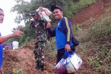 Akses Tertutup Longsor, Bantuan untuk Korban Banjir Boalemo Tertahan