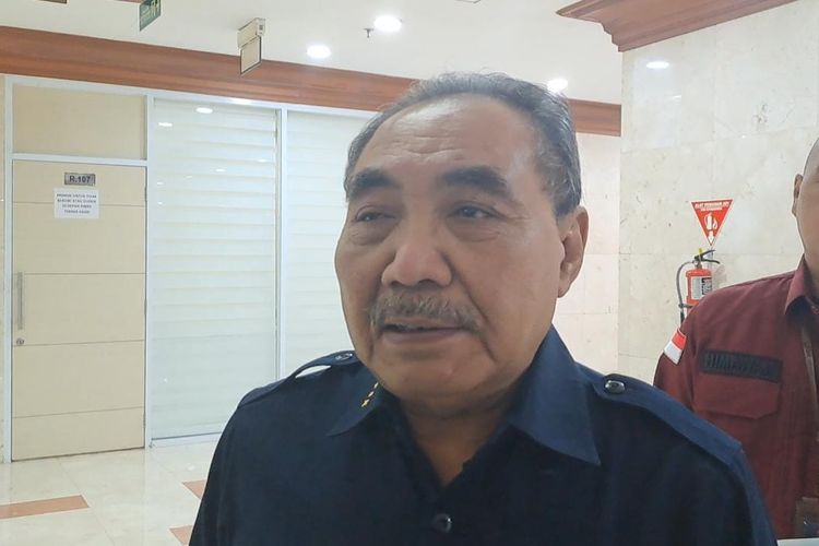 Ketua LPSK Hasto Atmojo Suroyo saat ditemui di Gedung DPR, Senayan, Jakarta, Selasa (6/6/2023). 