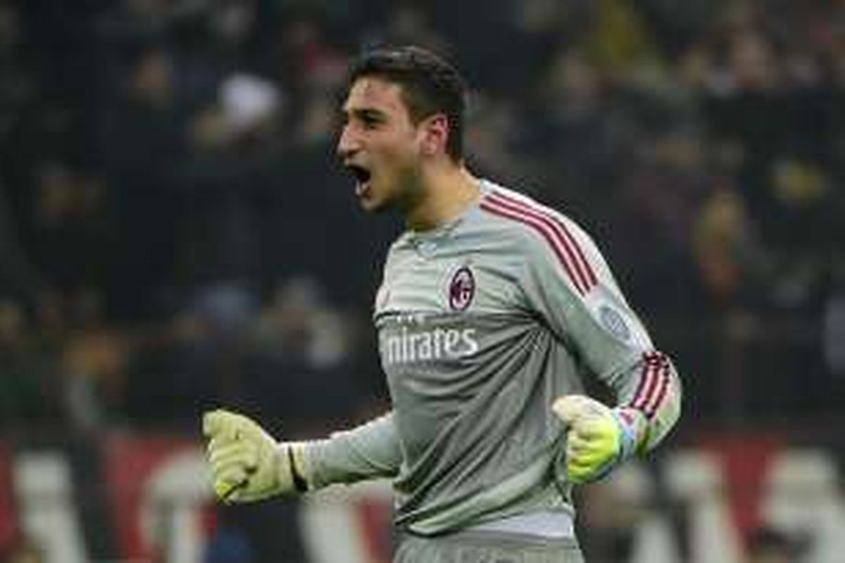 Kiper muda AC Milan, Gianluigi Donnarumma.