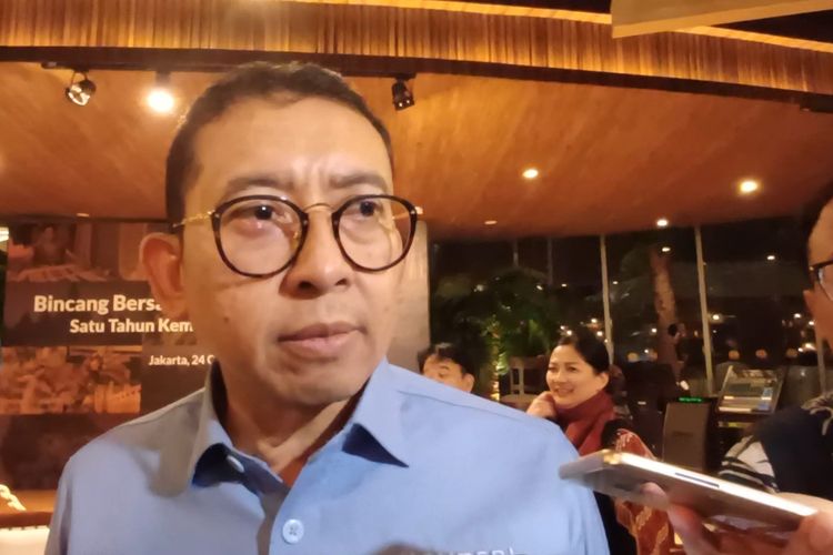 Ketua Dewan Gelar, Tanda Jasa, dan Tanda Kehormatan (GTK) Fadli Zon di Kawasan Senayan, Jakarta, Jmat (24/10/2025).