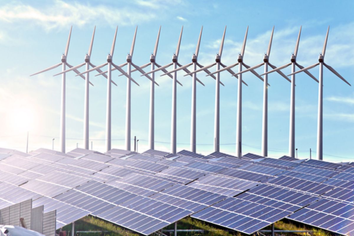 Sumber energi terbarukan: Panel Surya dan Energi Angin