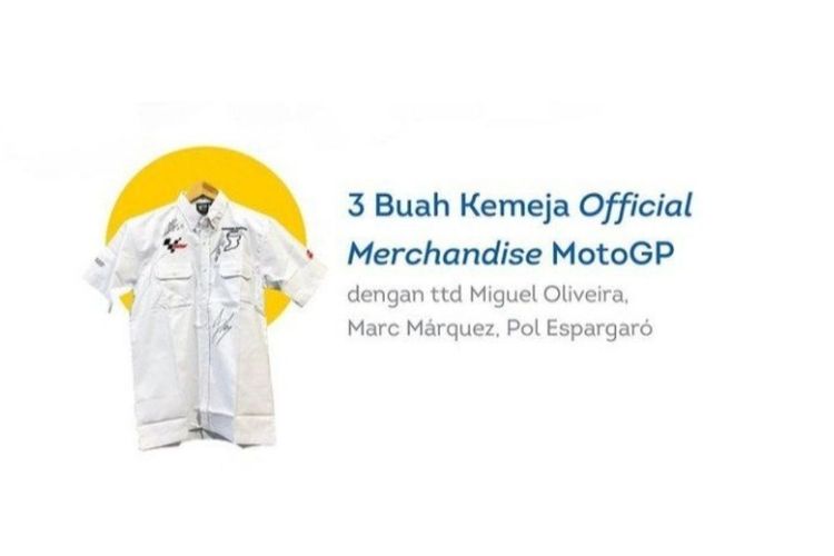Kemeja official merchandise MotoGP