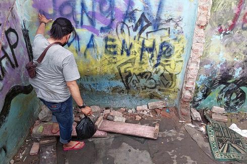 Ada Goresan Mencurigakan di Kampung Boncos, Diduga Kode untuk Bandar Narkoba Hilangkan Bukti