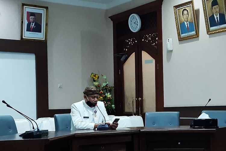 Sekretaris Daerah Kota Solo Ahyani di Solo, Jawa Tengah, Kamis (14/5/2020).