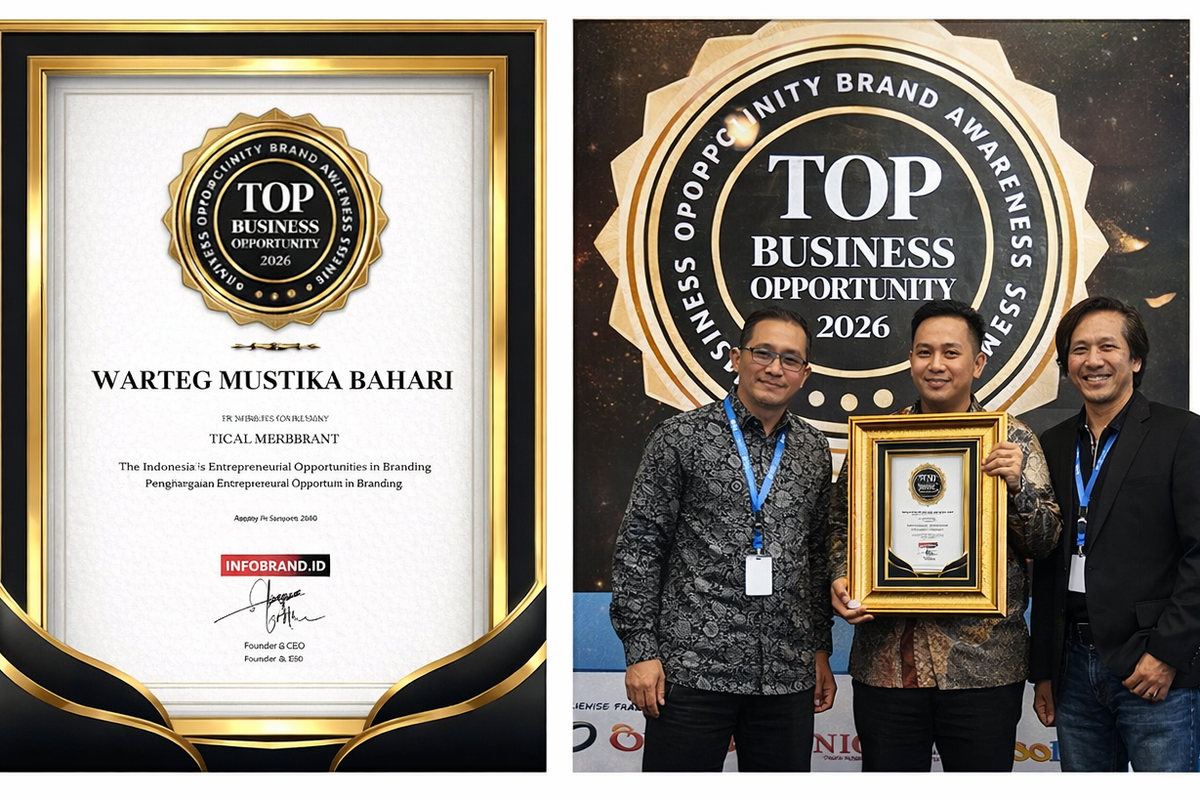 Warteg Mustika Bahari Raih Top Business Opportunity 2026 di Pameran Franchise IFBC 2026