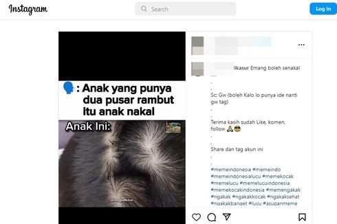 Ramai soal Pusar Rambut Lebih dari Satu Disebut Tanda Anak Nakal, Ini Kata Dokter