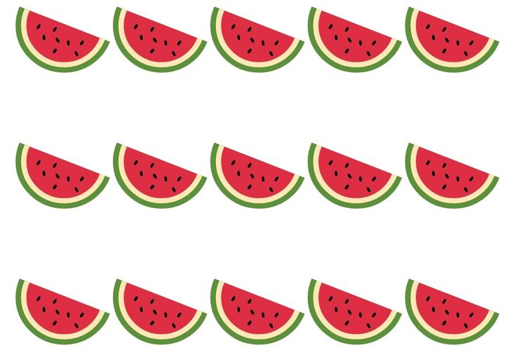 Ilustrasi emoji buah semangka.