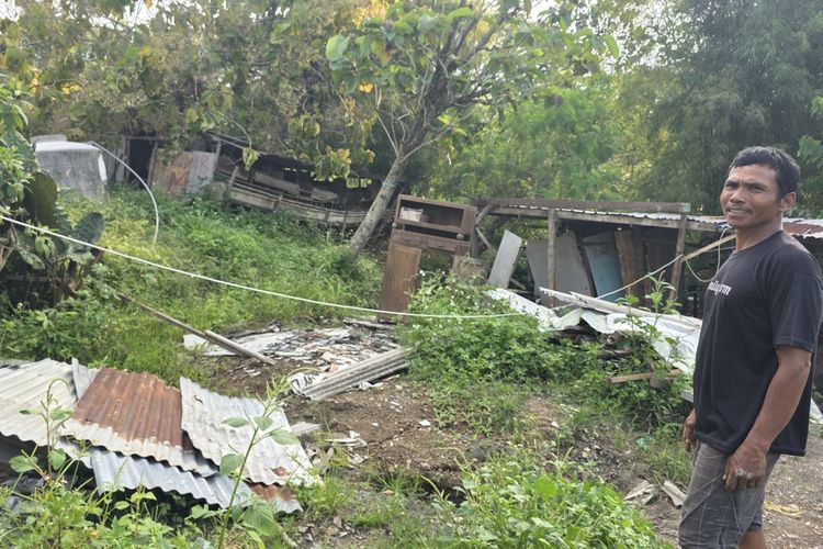 Kisah Supardi di Semarang, Rumah Roboh dan Hidup di Pengungsian Menunggu Hunian Tetap