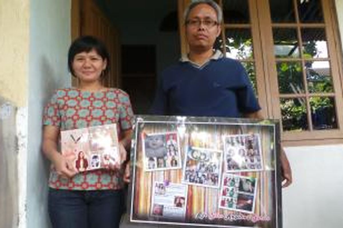 Kedua orangtua Ade Angelina Suroto (19), yakni Suroto (41) dan Elisabeth (40). Kedua anak pasangan ini tewas ditangan teman anak mereka. Kamis (7/8/2014).
