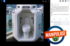 INFOGRAFIK: Foto Drone yang Berfungsi sebagai Toilet Ini Hasil Manipulasi AI