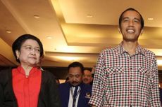 Jokowi dan Megawati Saling Memunggungi