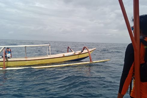 Sampan Tenggelam Dihantam Ombak di Perairan Nusa Lembongan, 1 Nelayan Hilang