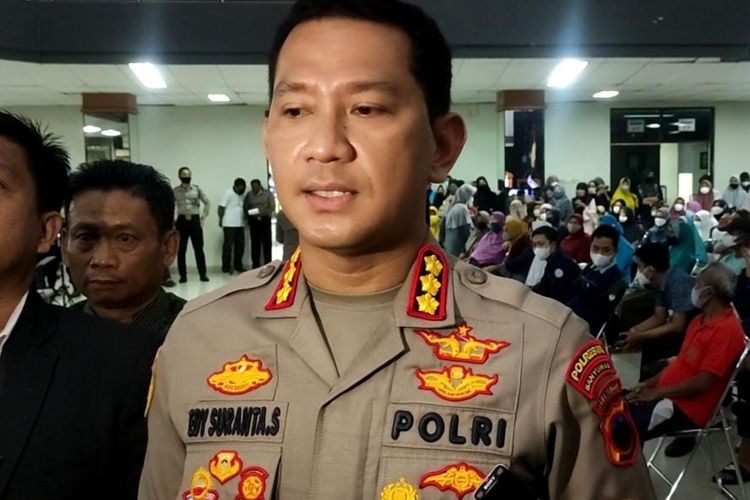 Kapolresta Banyumas Kombes Edy Suranta Sitepu di Universitas Muhammadiyah Purwokerto (UMP), Jumat (17/6/2022).