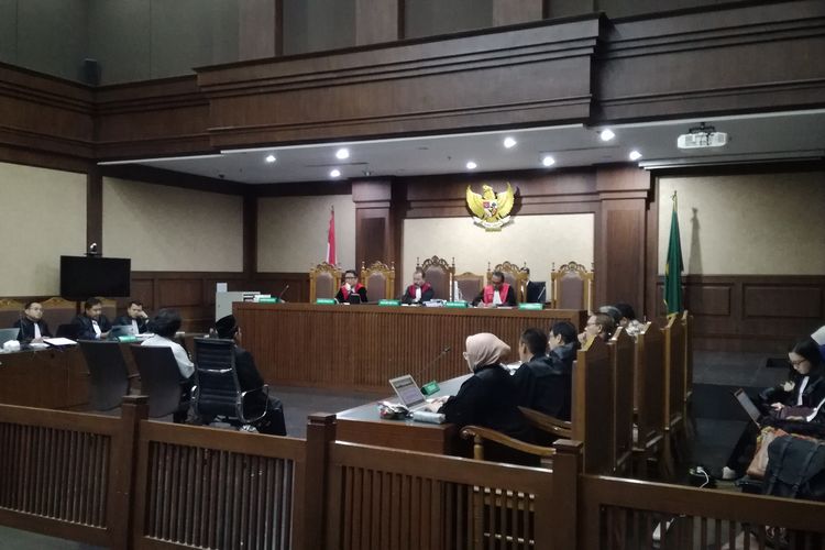 Sidang pemeriksaan ahli yang meringankan untuk terdakwa mantan Ketua Umum PPP Romahurmuziy alias Romy, Rabu (18/12/2019)