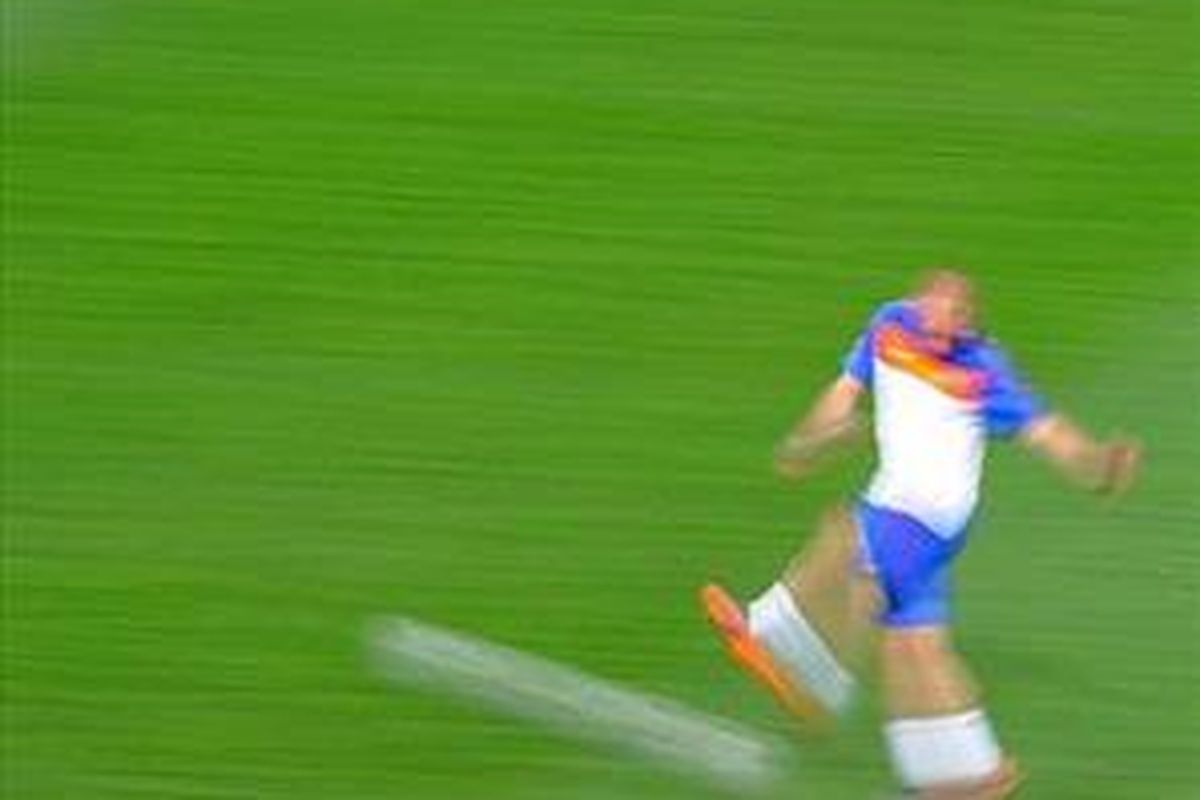 Gelandang Belanda, Wesley Sneijder.