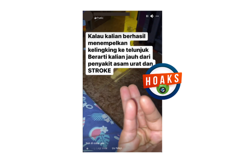 INFOGRAFIK: Hoaks! Stroke Dapat Dideteksi dengan Menggerakkan Jari Tangan