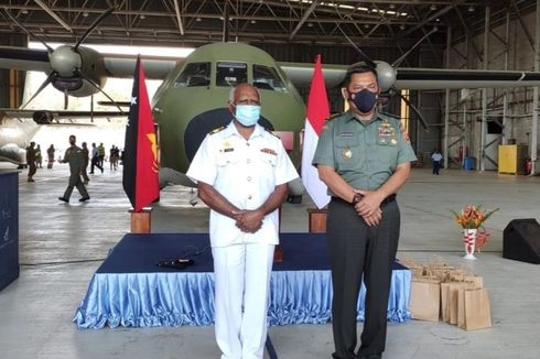 TNI Serahkan Mesin Pesawat CASA Angkatan Pertahanan Papua Nugini yang Berhasil Diperbaiki