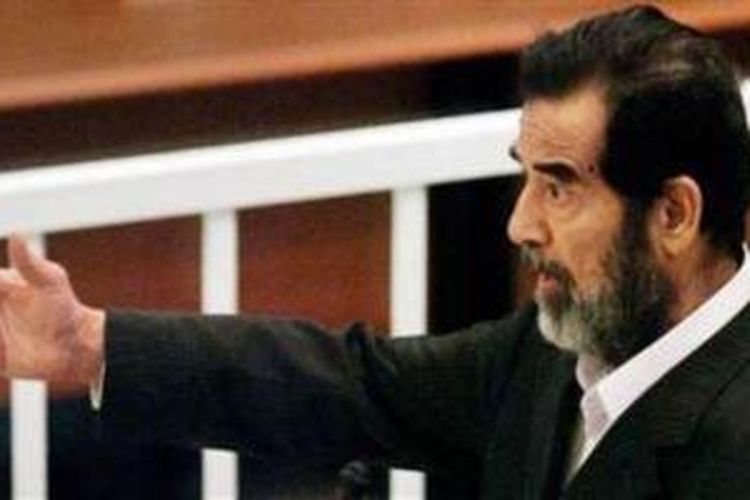 Mendiang diktator Irak, Saddam Hussein.