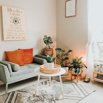 Ilustrasi ruang keluarga minimalis