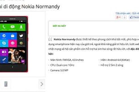 Bocoran Spesifikasi Android Nokia Beredar