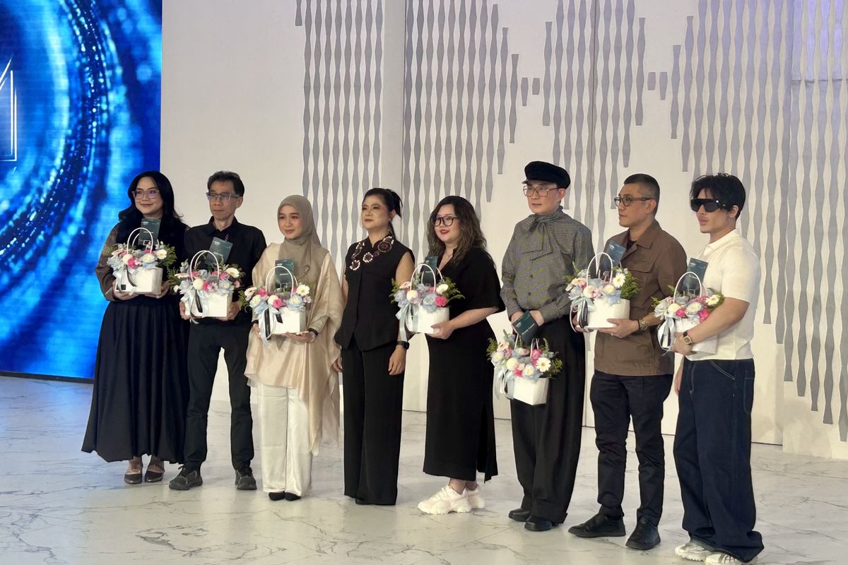 Konferensi pers pembukaan Senayan City Fashion Nation 19th Edition di Senayan City, Jakarta Pusat, Jumat (19/9/2025).