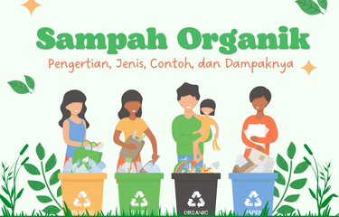 Ilustrasi pengertian dan contoh sampah organik