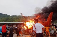 Kapal Penangkap Ikan Terbakar, Dua ABK Terperangkap Api dan Tewas 