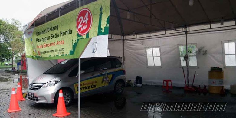 Posko Mudik Honda di Rest Area KM 68 Tol Merak-Jakarta, buka 24 jam