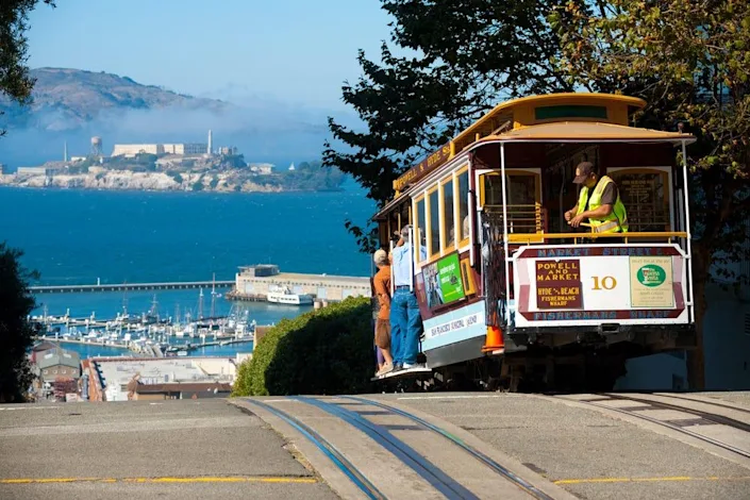 Salah satu sudut pemandangan di Kota San Fransisco, Amerika Serikat.