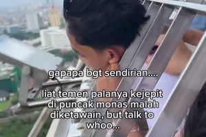 Kronologi Kepala Siswa SMA Terjepit Besi Pembatas Tugu Monas