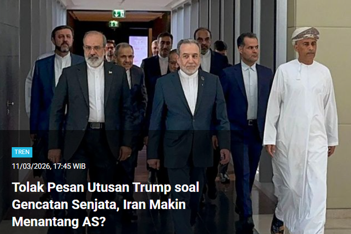 Iran Tolak Pesan Trump, WNI di Teheran Ceritakan Serangan, dan Polemik TOEFL LPDP