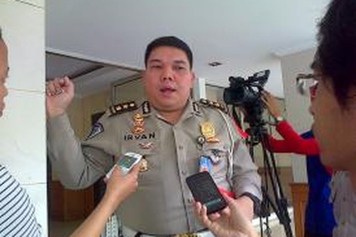 Kepala Subdit Keamanan dan Keselamatan (Kamsel) Direktorat Lalu Lintas Polda Metro Jaya Ajun Komisari Besar Irvan Prawirayuda