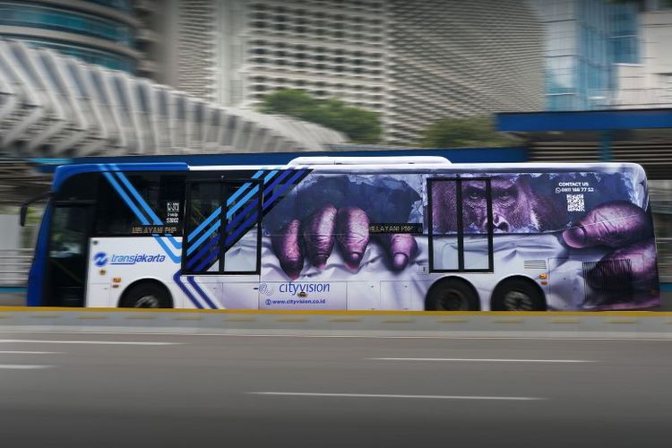 City Vision teken kerja sama dengan TransJakarta. 


