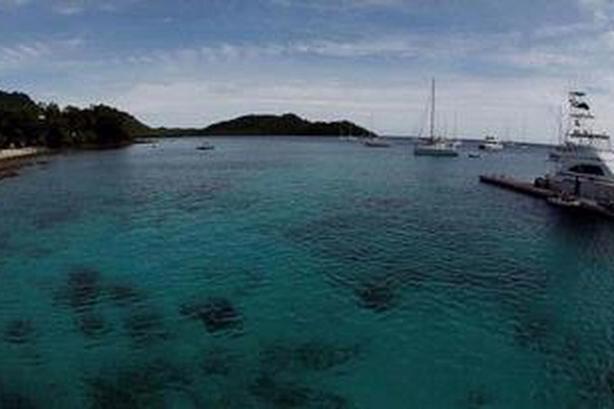 Pantai Gapang, Sabang, Aceh, Selasa (20/9/2011). 