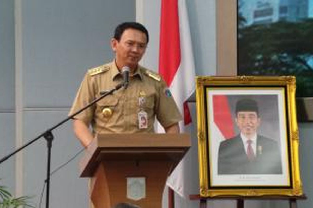 Gubernur DKI Jakarta Basuki Tjahaja Purnama di Balai Kota, Jumat (1/10/2015).