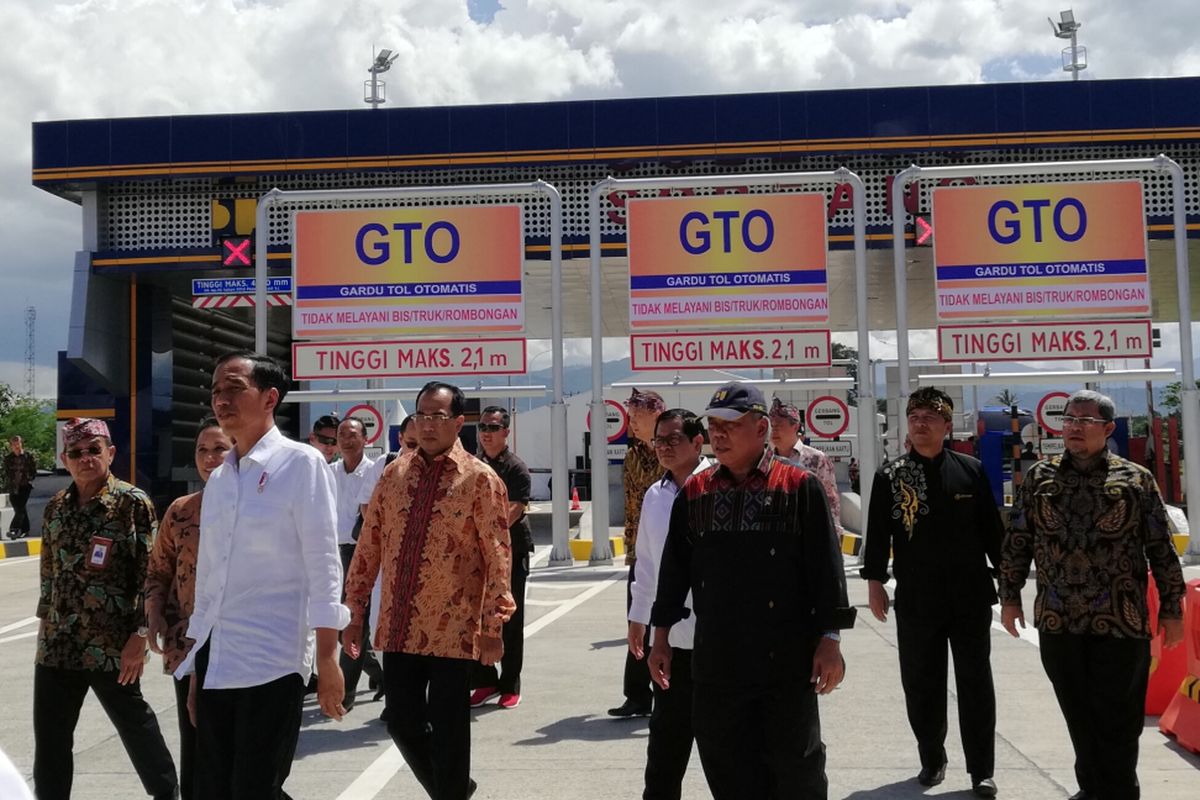 Ilustrasi Gerbang Tol Soreang, Kabupaten Bandung, Jawa Barat. 