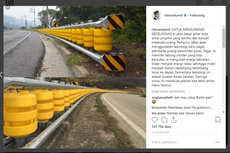 Cuitan Gubernur Jawa Barat Ridwan Kamil