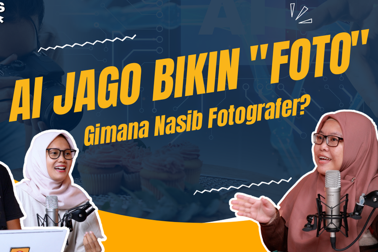 Podcast Antarmuka episode AI dan fotografer. 