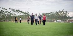 Jokowi dan Para Menteri Tinjau Training Center PSSI di IKN, ADHI Pastikan Fasilitas Dibangun Sesuai Standar Internasional