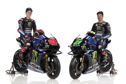 Jelang MotoGP 2022, Tim Monster Energy Yamaha Luncurkan Livery Baru