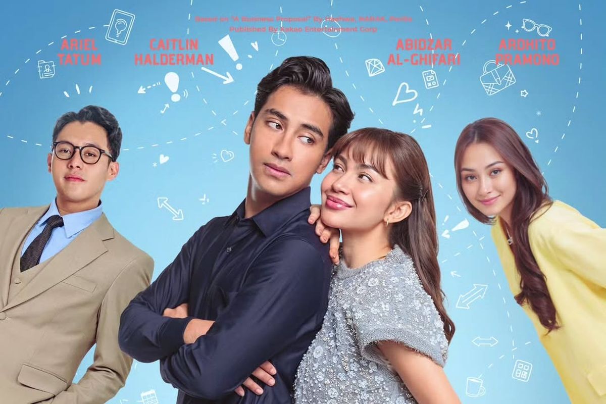 Falcon Pictures akhirnya merilis trailer film A Business Proposal versi Indonesia menjelang penayangannya pada 6 Februari 2025 di bioskop.
