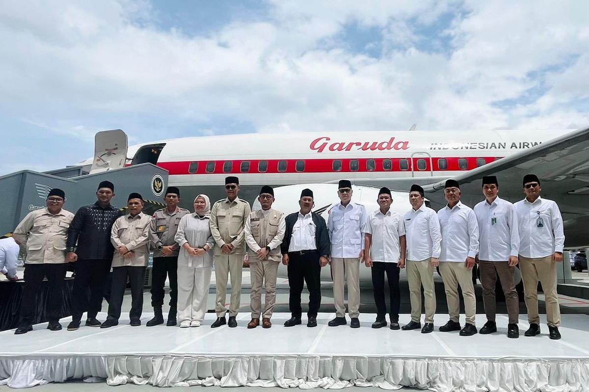 Garuda Hibahkan Boeing 737 untuk Manasik Haji di Aceh