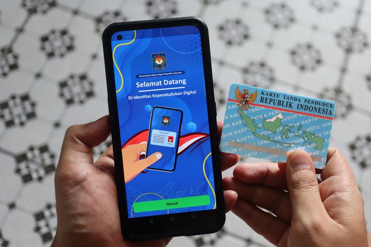 Ilustrasi KTP digital. Cara cek KTP online 2025.